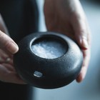 Dark Stone Salt Cellar