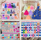 50pcs Handmade Barbie Doll Clothes Set For 11 5  Fashion Doll Dresses Accessorie