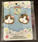Guinea Pig Smiley Moon Studio Fish Hook Dangle Marbled Earrings Four Colors Pier