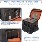 Vinyl Record Carrying Bag Travel Storage Case For Vinyl Albums Holds 60  Lps