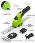 Shall 2 In 1 Cordless Grass Shear   Hedge Trimmer - 7 2v Electric Bush Trimmer