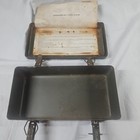Vintage French Dutch Post Wwii Military Army First Aid Field Kit Metal Box