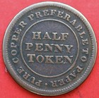 1813 Nova Scotia Half Penny Token Ns-19b2 - Lot 3985