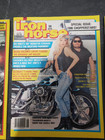 Lot Of 3 Vintage Iron Horse Magazines April June July 1986 Adult Biker Mag
