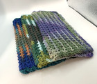 Handmade Set Of 3 Crochet Cotton Dish Cloths Or Wash Cloths 9x8 5 Inches  New