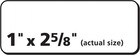 Avery Address Labels  1  X 2-5 8   Paper  Laser inkjet 300 Labels  18160 