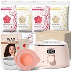 Wax Kit Pink Digital Hair Removal Waxing Kit For Women   Men Hot Wax Warmer P   