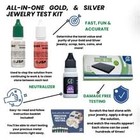 Gold silver Test Acid Tester Kit 10k 14k  999  925 Sterling Testing Stone Det   