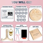 4x3 Covered Ultrasound Picture Frame Countdown Weeks Love At First Sight Pregnan