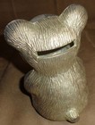 Vintage Metal Bear Coin Bank Mother   Baby