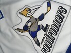 Peoria Road Runners  Roadrunners Jersey Mens Xl White Clean Sewn Mic Echl Ahl Aa
