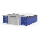 40 x36  Shipping Container Roof Heavy Duty Steel Shelter Excluding Containers
