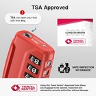 2 Pack Tsa Approved Luggage Lock  4 Digit Combination Travel Cable Locks Rese   