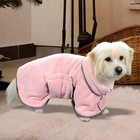 Dog Bathrobe Microfiber Quick Drying Bathrobe Bath Towels For Small Medium Large