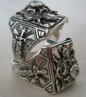 Sterling Silver Chevalier Masonic Demolay Knights Templar