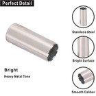 Guitar Slides Set Glass Slides Stainless Steel Slide 4pcs Finger Picks