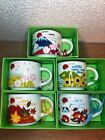 Japan Set Of 5 Starbucks Mini Mug 2oz Ornament You Are Here Spring Summer Autumn