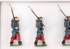 Vintage Britains Set 1711 French Foreign Legion     7pc Restored   Intact Bayonets