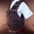 5 11 Tactical Lbe Vest Size Regular M-xl With Pockets Stiffened Nylon Black