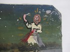Vtg 1960 s Hp Mexican Tin Retablo Senor De Misericordia Helps Save Woman s Child