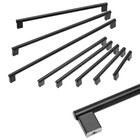 Matte Black Modern Cabinet Handles T Bar Pulls Kitchen Hardware Stainless Steel