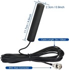 Bingfu Vhf Uhf Scanner Antenna Bnc Male Glass Mount For Uniden Bearcat Radio