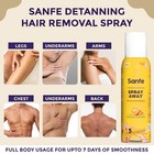 Sanfe Hair Removal Spray Foam 200ml Body Grooming Solution For Men   Women 