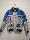 Rare Vintage 80s Troop Ll Cool J Leather Varsity Bomber Jacket - Size Large