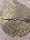 Antique Brass Ornate Family Letter Scale