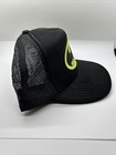 Vintage 1964 Batman Snapback Trucker Cap Dc Comics Green Bat Signal Black