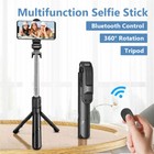Universal Selfie Stick Tripod Remote Bluetooth For Samsung Galaxy S21 plus ultra