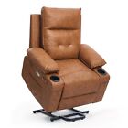 Power Lift Chair For Elderly  recliner Chair With Heating And Massage  Leather