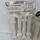 Lot Vintage Wilton Wedding Cake Pillars Columns Arched Crystal Grecian Nos