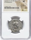 Ngc Xf Huge Tetradrachm Gordian Iii 238-244 Ad  Antioch Roman Empire Silver Coin