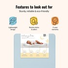 Extra Firm Baby Toddler Mini Crib Portable Mattress Soft Breathable Tight Top