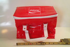 Vintage Coca Cola Soft Sided Vinyl Cooler Bag 6 X 7 X 10  Soda Pop Nos