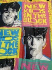 Vintage 1990 New Kids On The Block Sleeping Bag Multicolor Nkotb Zipped  30 X 67