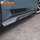 For 2024-2025 Ford Mustang Side Skirts Extension Panel Matte Black