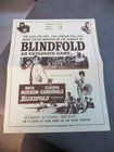 Rock Hudson Vintage 1966 Movie Theatre Advertising Blindfold Flyer Bookmark Lot