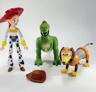 Toy Story Jessie Rex Slinky Dog Action Figure Lot Mattel Disney Pixar 2017 Set