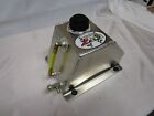 2 Qt Aluminum Low Pro Fuel Gas Tank Cell Go Kart Snowmble Flat Mount Racing Part