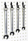 100  Black J Peg Hooks - Lock To Pegboard - Tool Storage - Garage Wall Organizer