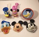 Vintage Disney Donald Duck Mickey Mouse Minnie Bubble Pipe Night Light Lot B43