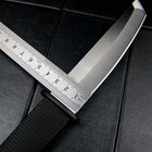 Hunting Fixed Blade Knife Stainless Steel Long Plastic Handle Outdoor Tactical