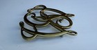 Vintage Brass Williamsburg George Washington Cypher Bicentennial Trivet 10-13