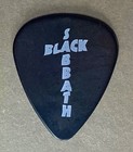      Black Sabbath Tour    geezer Butler White On Black Guitar Pick  Free Shipping    