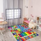 Kids Play Rug For Playroom  Kid Play Mat Abc Educational Area Rug  Toddler Ba   