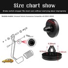  Car Brake Switch Pedal Stop Pads  Rubber Automotive Clutch Pedal 8 Pcs