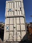 2 Used 20-foot Standard-height Steel Shipping storage Contain  sold Separately 
