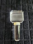 Clear Etched Glass Decanter Stopper